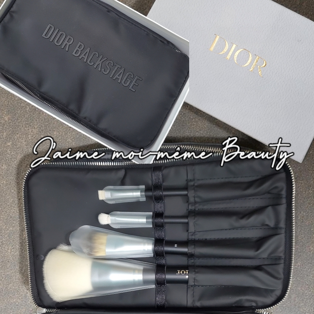 Christian Dior Backstage Makeup Foundation Powder Eyeshadow Eyeliner Brush Set